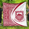 Tuvalu Coat Of Arms Polynesian Premium Quilt  Circle Style  05 J2  Quilt